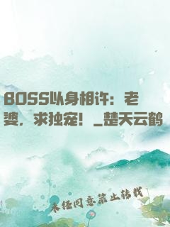 BOSS以身相许：老婆，求独宠！