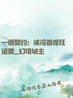 一纸契约：冰冷首席狂追妻
