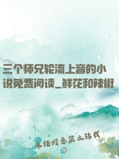 三个师兄轮流上音的小说免费阅读