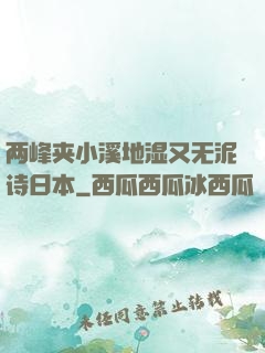 两峰夹小溪地湿又无泥诗日本