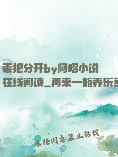 乖把分开by阿昭小说在线阅读