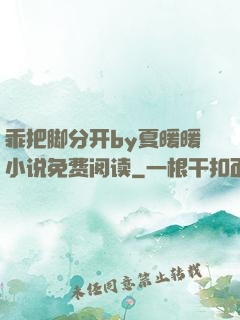 乖把脚分开by夏暖暖小说免费阅读