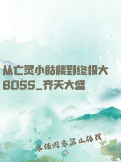 从亡灵小骷髅到终极大BOSS