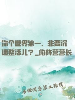 你个世界第一，非要沉迷整活儿？