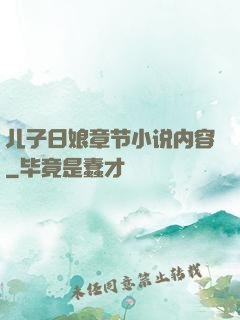 儿子日娘章节小说内容