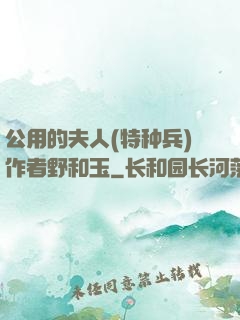 公用的夫人(特种兵)作者野和玉