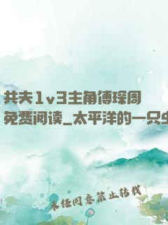 共夫1v3主角傅琛周免费阅读