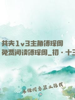 共夫1v3主角傅琛周免费阅读傅琛周
