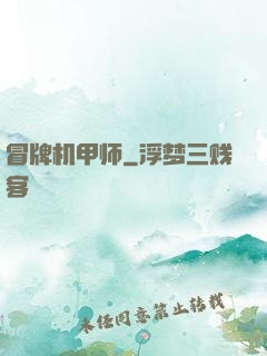 冒牌机甲师