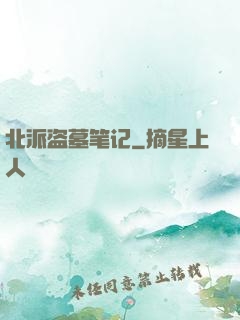 北派盗墓笔记