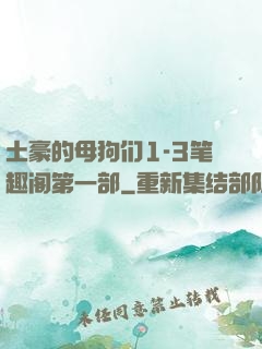 土豪的母狗们1-3笔趣阁第一部
