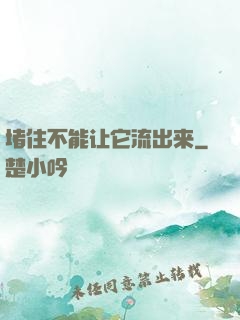 堵住不能让它流出来