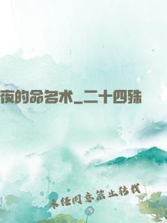 夜的命名术
