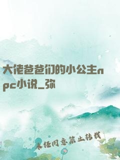 大佬爸爸们的小公主npc小说