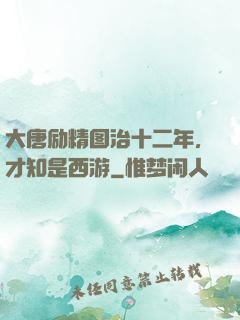 大唐励精图治十二年，才知是西游