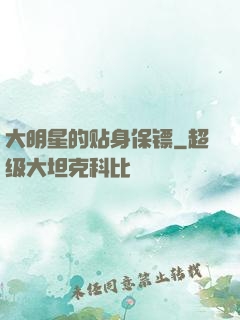 大明星的贴身保镖