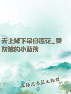 天上掉下朵白莲花