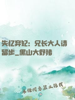 失忆弃妃：兄长大人请留步