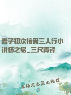妻子初次接受三人行小说杨之易