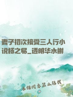 妻子初次接受三人行小说杨之易