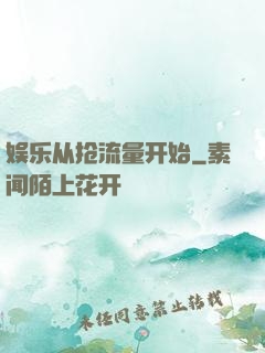 娱乐从抢流量开始