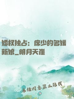 婚权独占：席少的名媛新娘