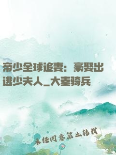 帝少全球追妻：豪娶出逃少夫人