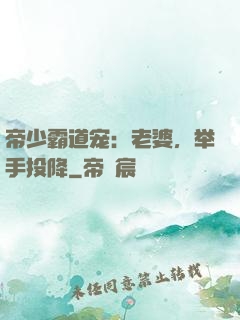 帝少霸道宠：老婆，举手投降