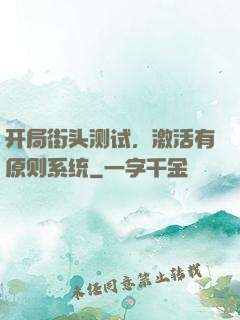 开局街头测试，激活有原则系统