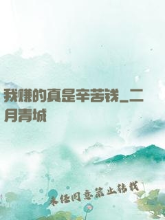 我赚的真是辛苦钱