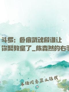 斗罗：卧底武魂殿谁让你娶教皇了