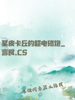 某皮卡丘的超电磁炮