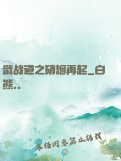 武战道之硝烟再起