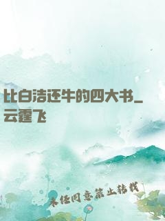 比白洁还牛的四大书
