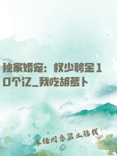 独家婚宠：权少聘金10个亿