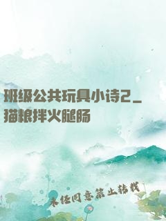 班级公共玩具小诗2