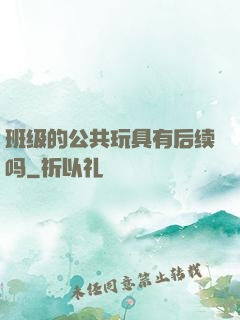 班级的公共玩具有后续吗
