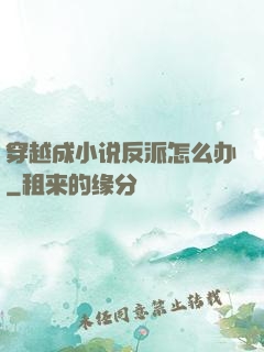 穿越成小说反派怎么办