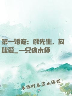 第一婚宠：顾先生，放肆爱