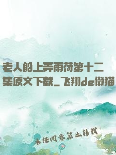 老人船上弄雨荷第十二集原文下载