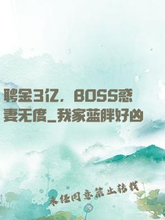 聘金3亿，BOSS惑妻无度