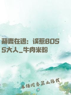 萌妻在逃：误惹BOSS大人