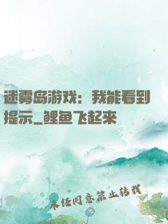 迷雾岛游戏：我能看到提示