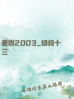 重燃2003