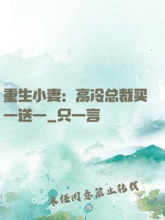 重生小妻：高冷总裁买一送一