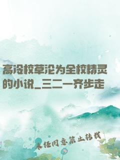 高冷校草沦为全校精灵的小说