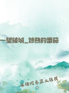 一望破城