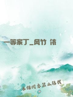 一等家丁