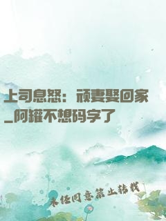 上司息怒：顽妻娶回家