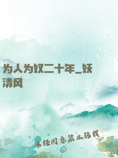 为人为奴二十年